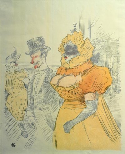 Studentbal av Henri de Toulouse Lautrec