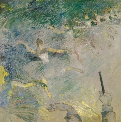 Balettdansare. 1885/86 av Henri de Toulouse Lautrec