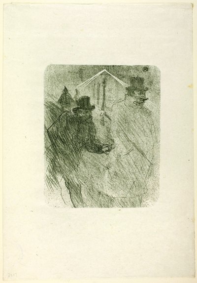 Baron Moïse Begging, från Au Pied du Sinaï av Henri de Toulouse Lautrec