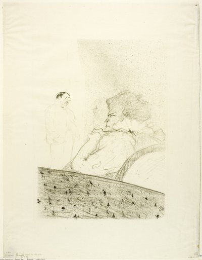 Brandès i sin låda av Henri de Toulouse Lautrec