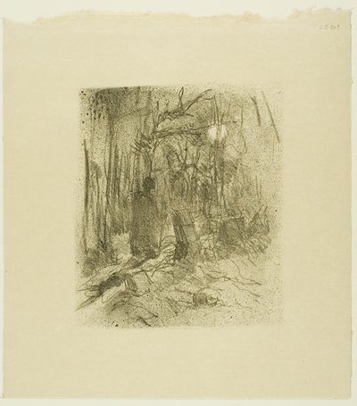 Busk Cemetery, från Au Pied du Sinaï av Henri de Toulouse Lautrec