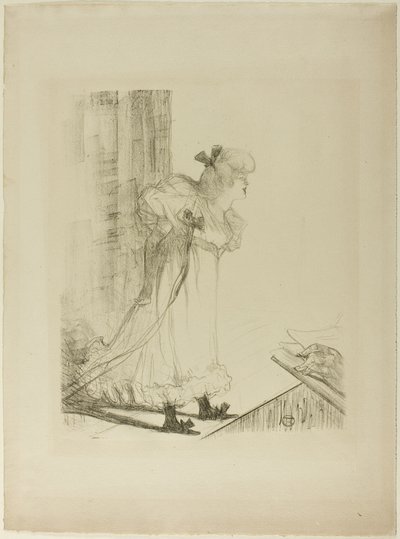 Cabaretsångare av Henri de Toulouse Lautrec