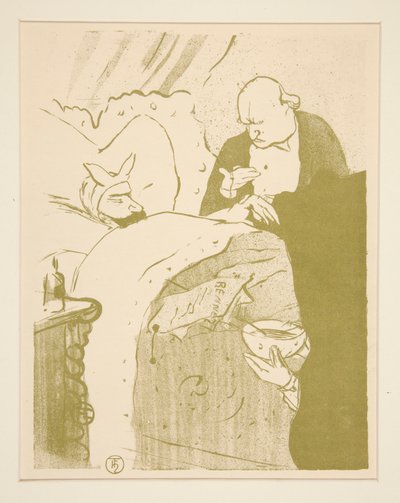 Carnot malade! (Carnot är sjuk!) av Henri de Toulouse Lautrec