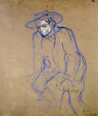 Svart katt av Henri de Toulouse Lautrec