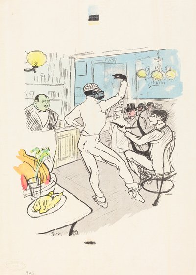 Chokladdans i Achille Bar av Henri de Toulouse Lautrec