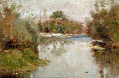 Céleyran. Am Flussufer von Henri de Toulouse Lautrec