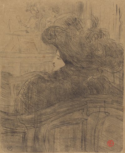 Cleo de Merode av Henri de Toulouse Lautrec