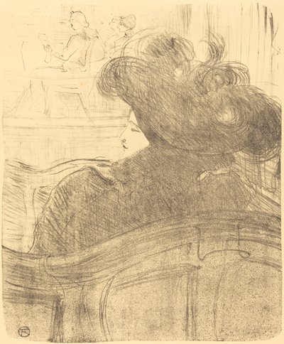 Cleo de Merode, 1896. av Henri de Toulouse Lautrec