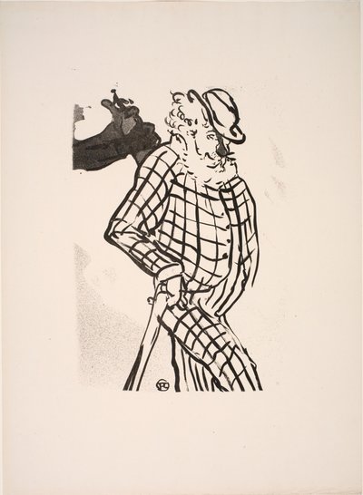 Engelsk knäpp komiker av Henri de Toulouse Lautrec