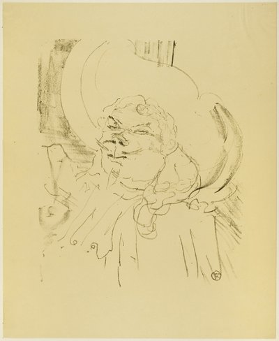 Coquelin den äldre, från Treize Lithographies av Henri de Toulouse Lautrec