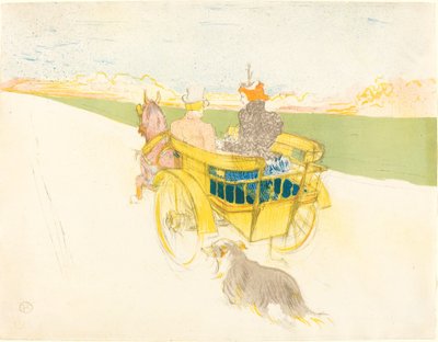 Landausflug von Henri de Toulouse Lautrec