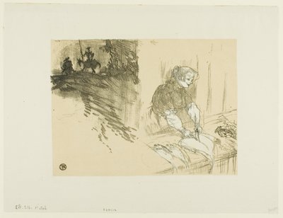 Omslag till Les Courtes Joys av Henri de Toulouse Lautrec