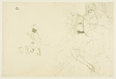 Omslag till The example of Ninon de Lenclos in love av Henri de Toulouse-Lautrec