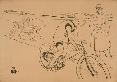 Cykla Michael av Henri de Toulouse Lautrec
