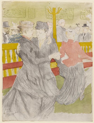 Tanz im Moulin Rouge von Henri de Toulouse Lautrec
