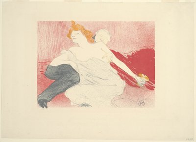 Debauchery (andra plattan) av Henri de Toulouse Lautrec