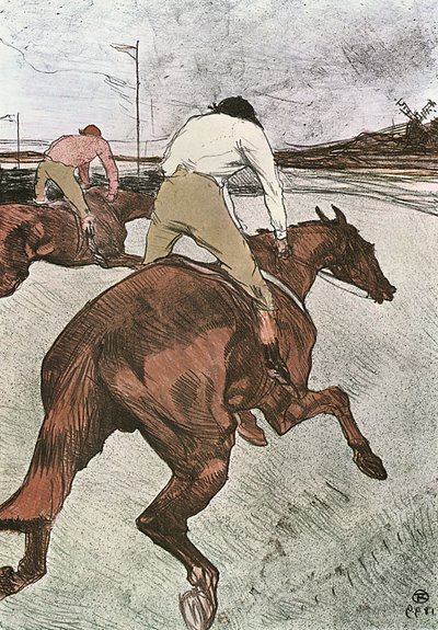 Jockeyn av Henri de Toulouse Lautrec