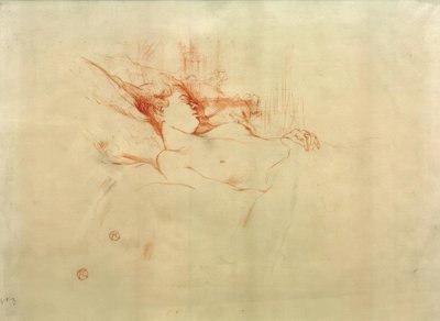 Sömnen av Henri de Toulouse Lautrec