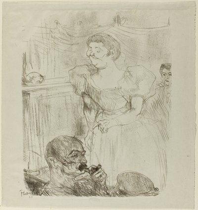 Di ti Fellow, engelsk sångare i en café-konsert av Henri de Toulouse Lautrec