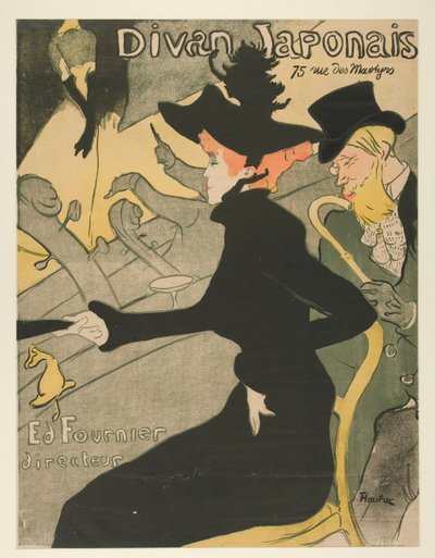 Japansk soffa av Henri de Toulouse Lautrec