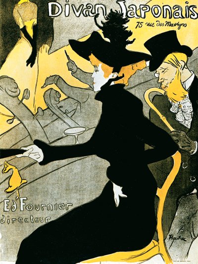 Japansk soffaffisch, 1892. av Henri de Toulouse Lautrec