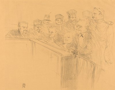 Dupas avsättning av Henri de Toulouse Lautrec