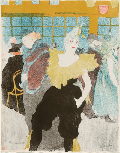 Elles: Clownessan av Henri de Toulouse Lautrec