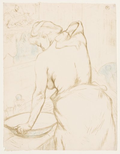 Elles: Toaletten av Henri de Toulouse-Lautrec