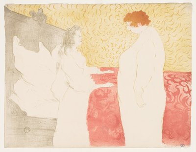 Elles: Kvinna i sängen av Henri de Toulouse Lautrec