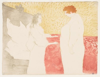 Elles: Kvinna i sängen, 1896. av Henri de Toulouse Lautrec