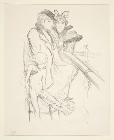 Eros vanne (Eros Vanquished) av Henri de Toulouse Lautrec