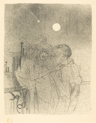 Shooting Stars, 1895. av Henri de Toulouse Lautrec