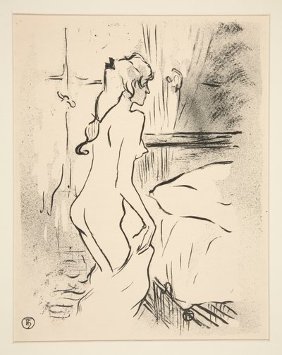 Etude de femme (studie av en kvinna) av Henri de Toulouse Lautrec