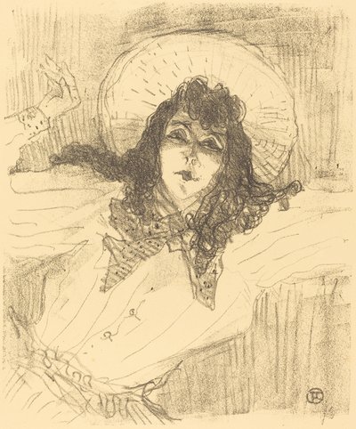 Eva Lavalliere, 1896. av Henri de Toulouse Lautrec