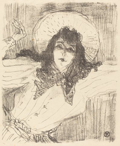 Eva Lavalliere, 1896. av Henri de Toulouse Lautrec