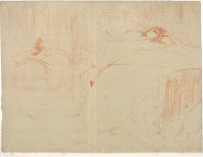 Kvinna på ryggen, trötthet av Henri de Toulouse Lautrec
