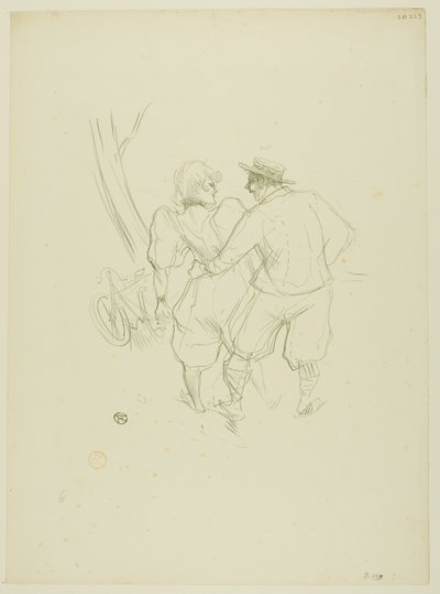 Floréal, från Melodier av Désiré Dihau av Henri de Toulouse Lautrec