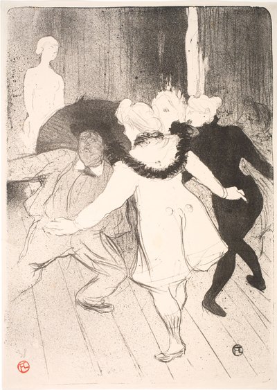 Herdinna Follies. Monsieur Prudhommes blygsamhet av Henri de Toulouse Lautrec