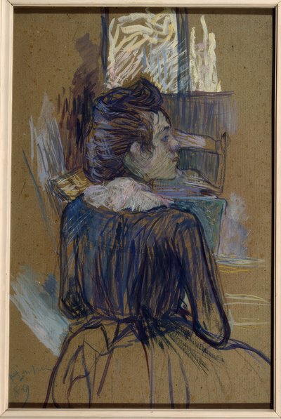 Kvinna vid fönstret av Henri de Toulouse Lautrec