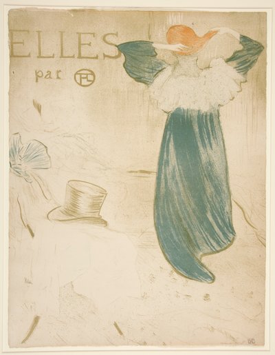 Frontispice för Elles av Henri de Toulouse-Lautrec