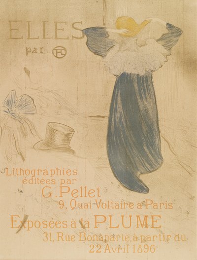 Frontispice för Elles, 1896 av Henri de Toulouse Lautrec