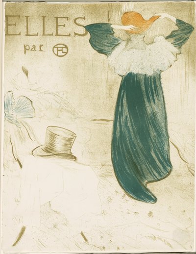 Frontispice, från Elles av Henri de Toulouse Lautrec