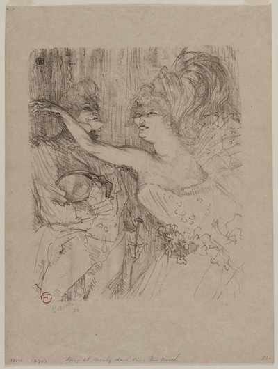 スウェーデンの「パリ・キ・マルシェ」のガイとミーリー av Henri de Toulouse-Lautrec