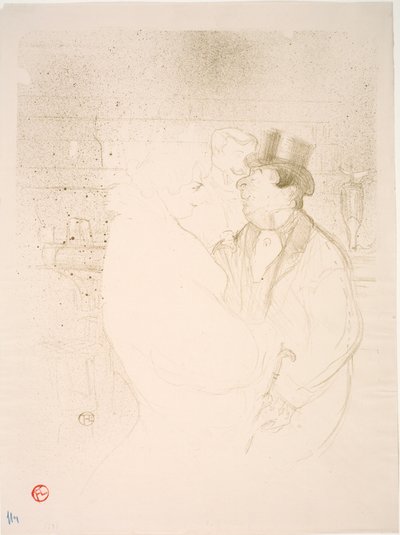 Ida Heath au Bar av Henri de Toulouse Lautrec