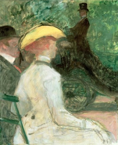 Im Bois de Boulogne von Henri de Toulouse Lautrec