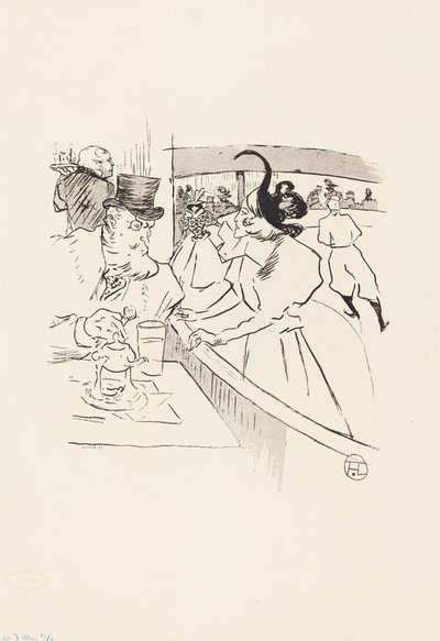 I Skating Professional Beauty av Henri de Toulouse Lautrec