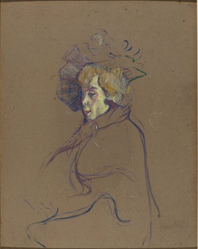 Jane Avril av Henri de Toulouse Lautrec