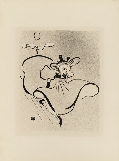 Jane Avril, från Le Café-Concert av Henri de Toulouse-Lautrec