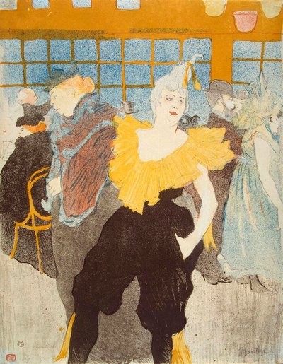 La Clownesse im Moulin Rouge von Henri de Toulouse Lautrec
