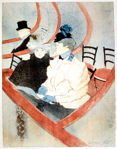 La Grande Loge Die königliche Loge, 1896-1897 von Henri de Toulouse Lautrec